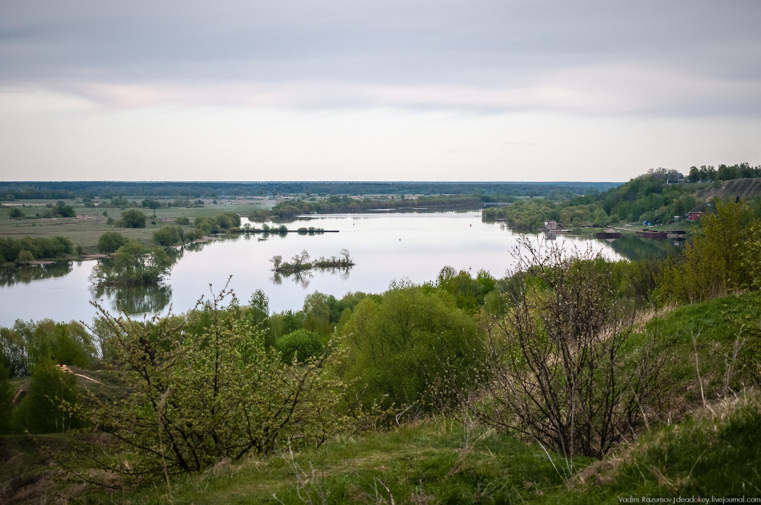 Усадьба Константиново, есенинские места, река Ока