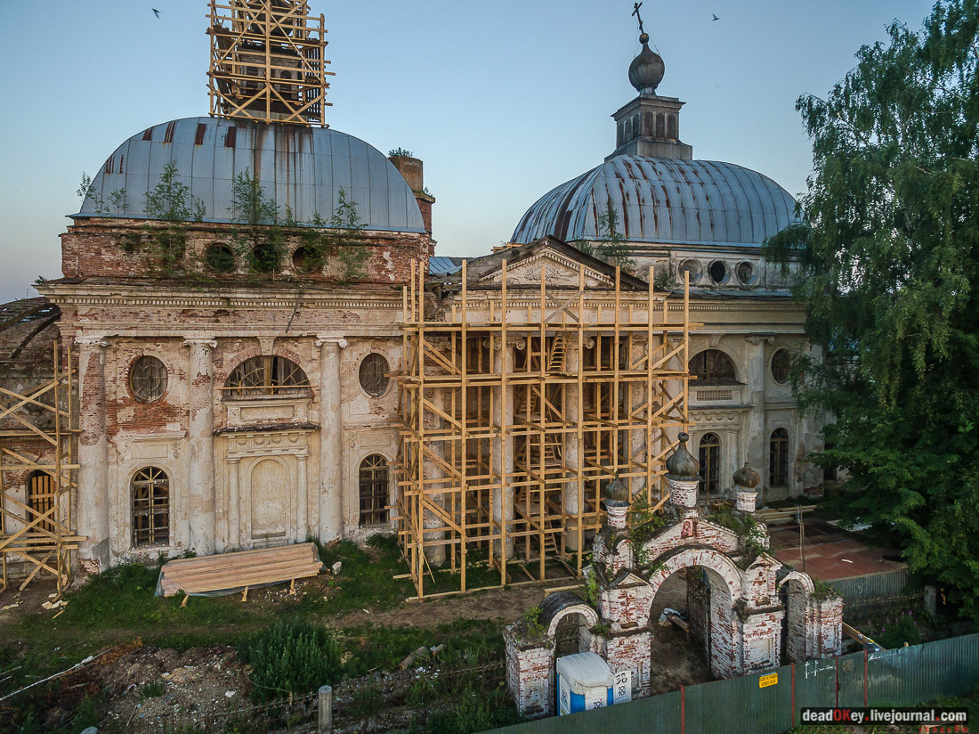 усадьба Ярополец Чернышевых с квадрокоптера