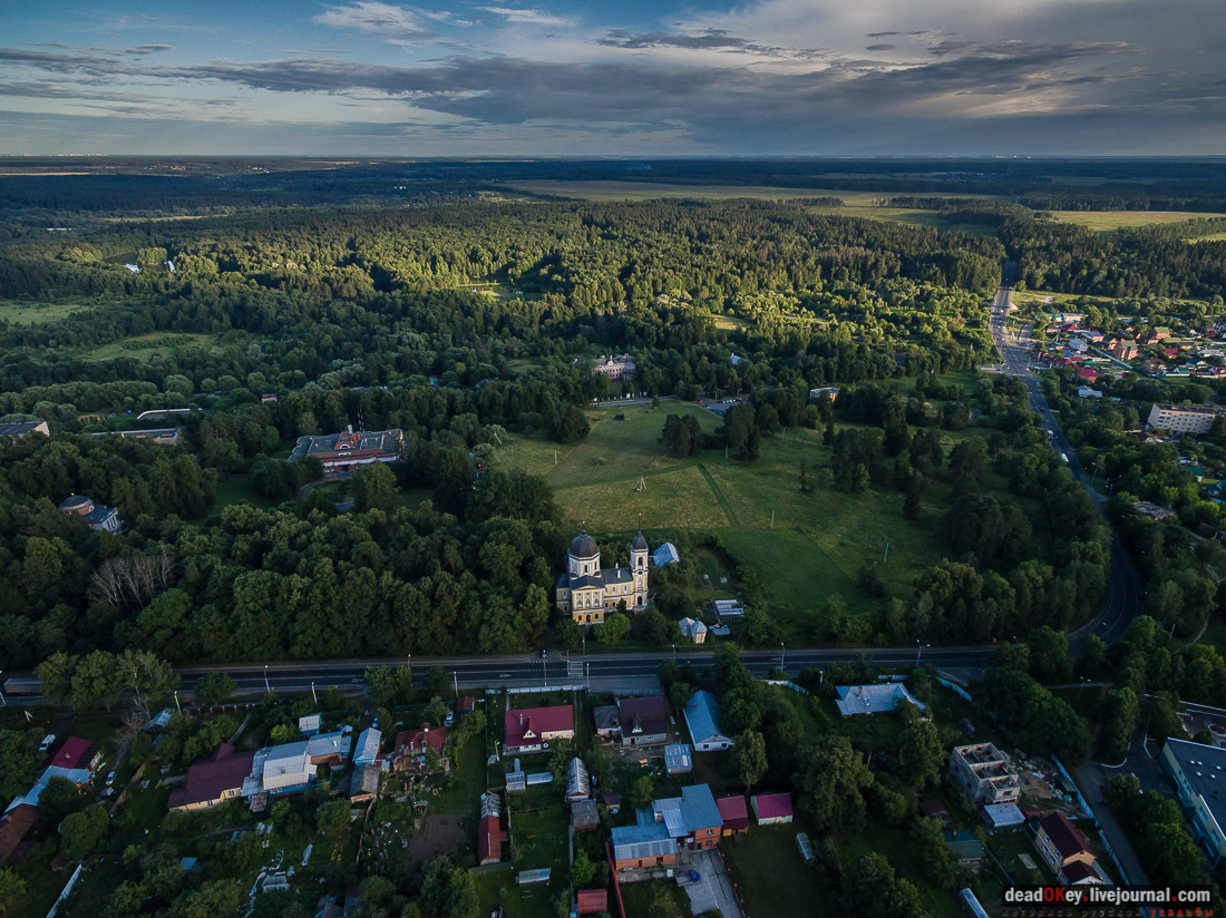 усадьба Семеновское-Отрада с квадрокоптера