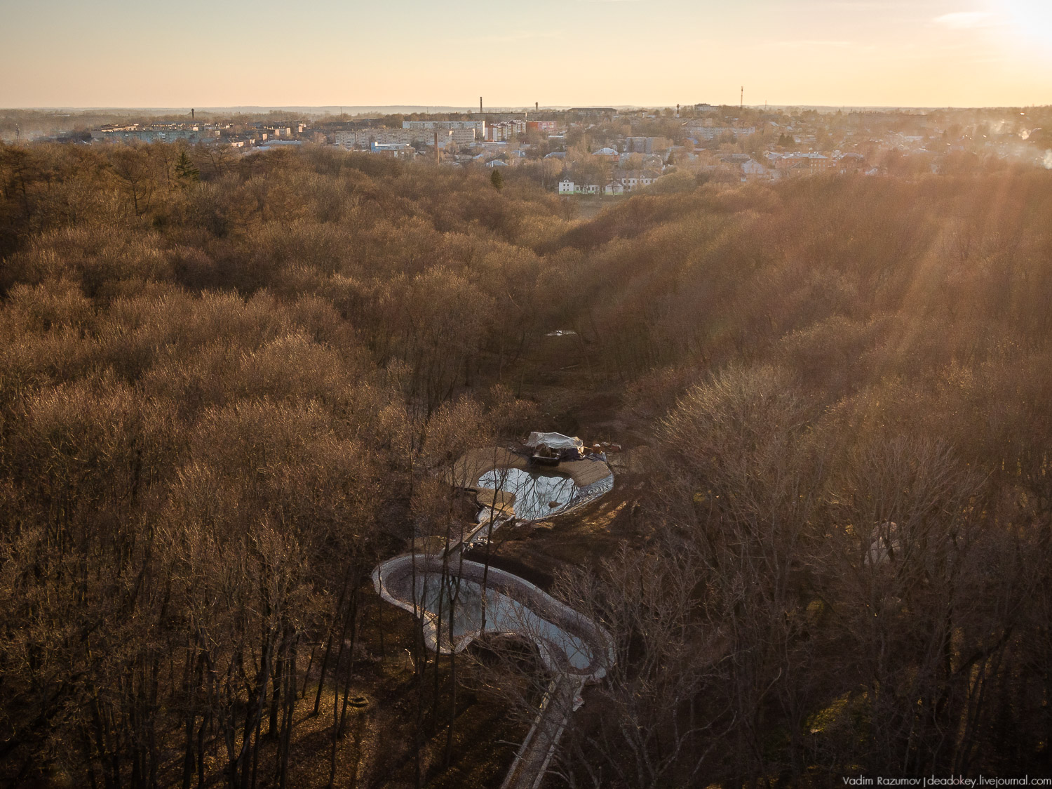 Богородицк, каскадные пруды