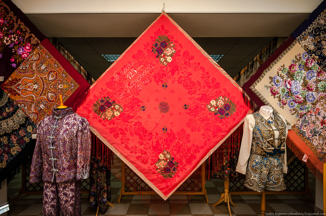 Шелкоткацкая фабрика купцов Барановых (АОЗТ Павлово-Посадский льнокомбинат, ГК Берег), МВК «Княжий Двор», Московская обл., Павлово-Посадский р-н., п.г.т. Большие Дворы.