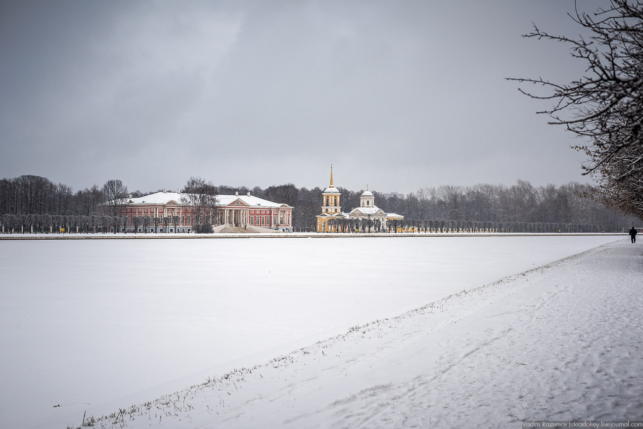 Усадьба Кусково зимой, 2018 год