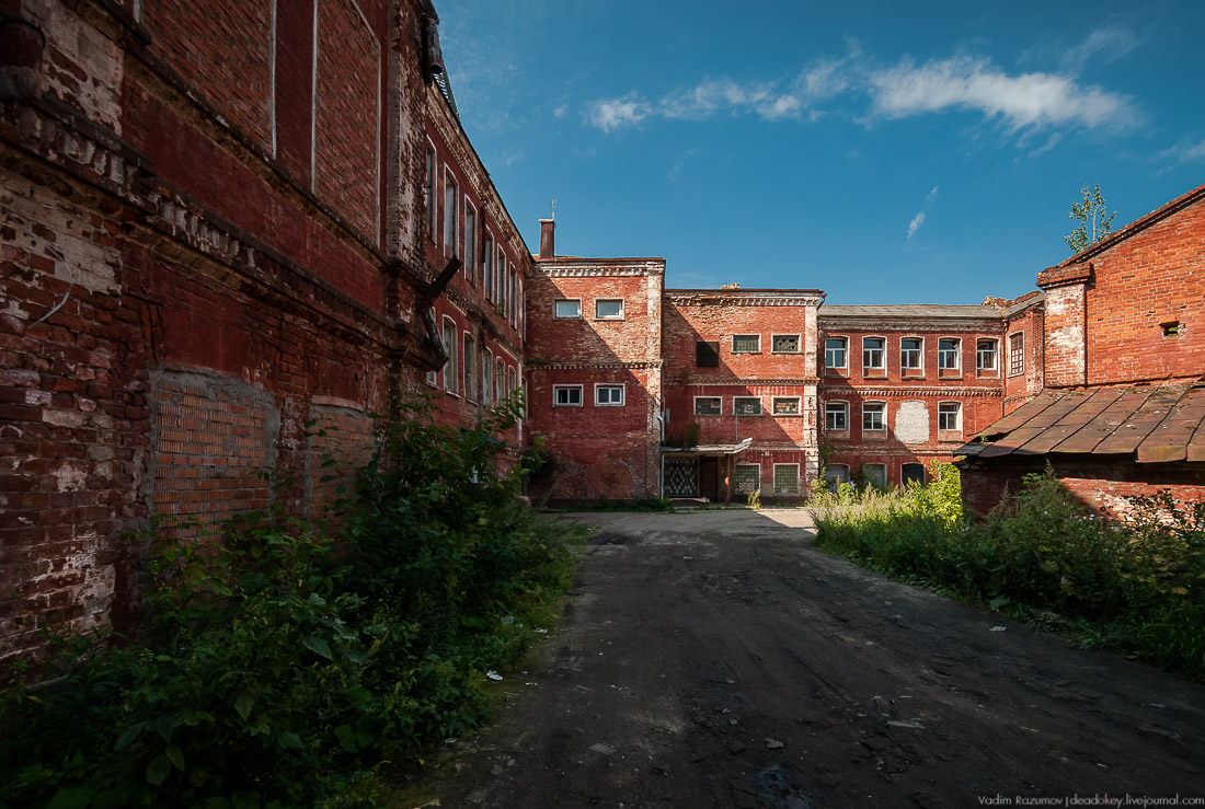 Шерстоткацкая и шелкоткацкая платочно-набивная фабрика братьев Кудиных, Московская обл., Павловский Посад, мкр. Городок.