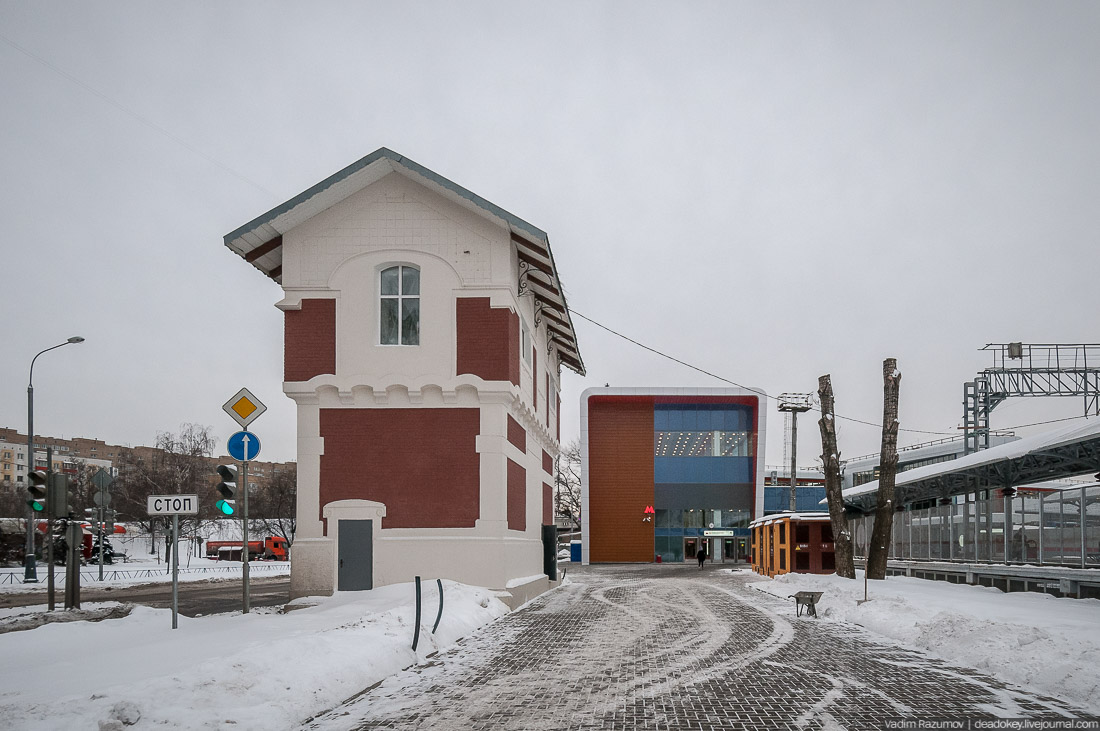 МКЖД. Станция Серебряный бор.