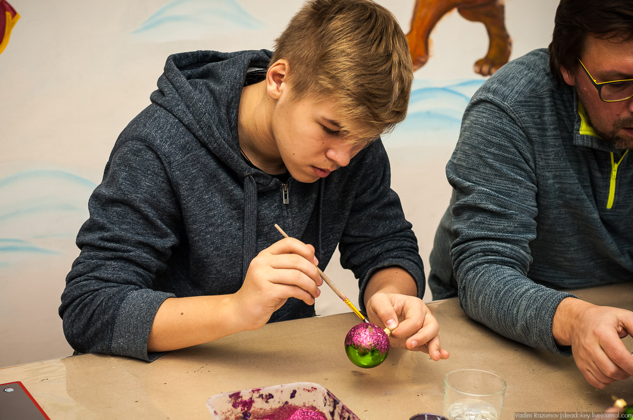 Павловский Посад, фабрика елочных игрушек Иней