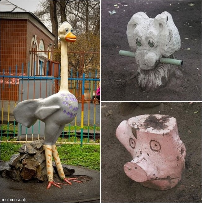 Игровая площадка - ужасы нашего городка