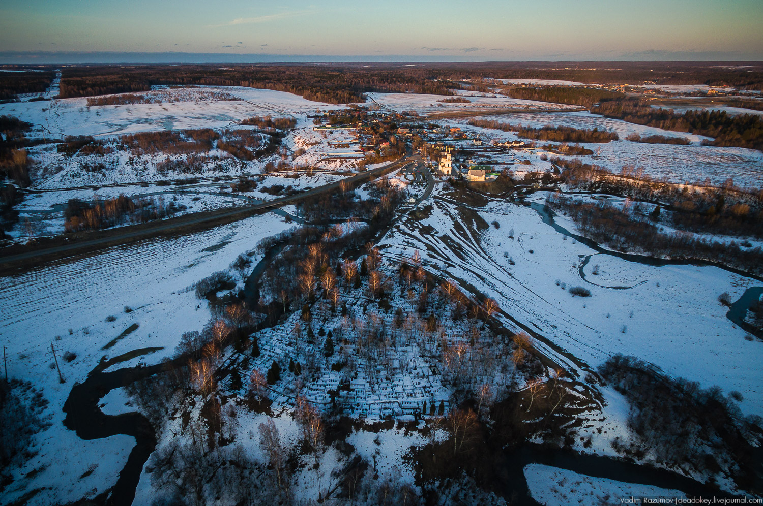 Радонеж, церковь, городище