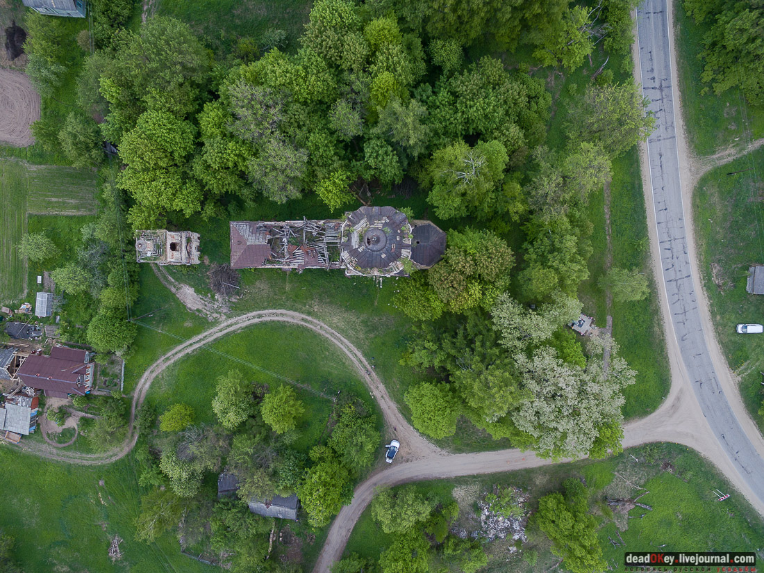 усадьба Млевичи с квадрокоптера