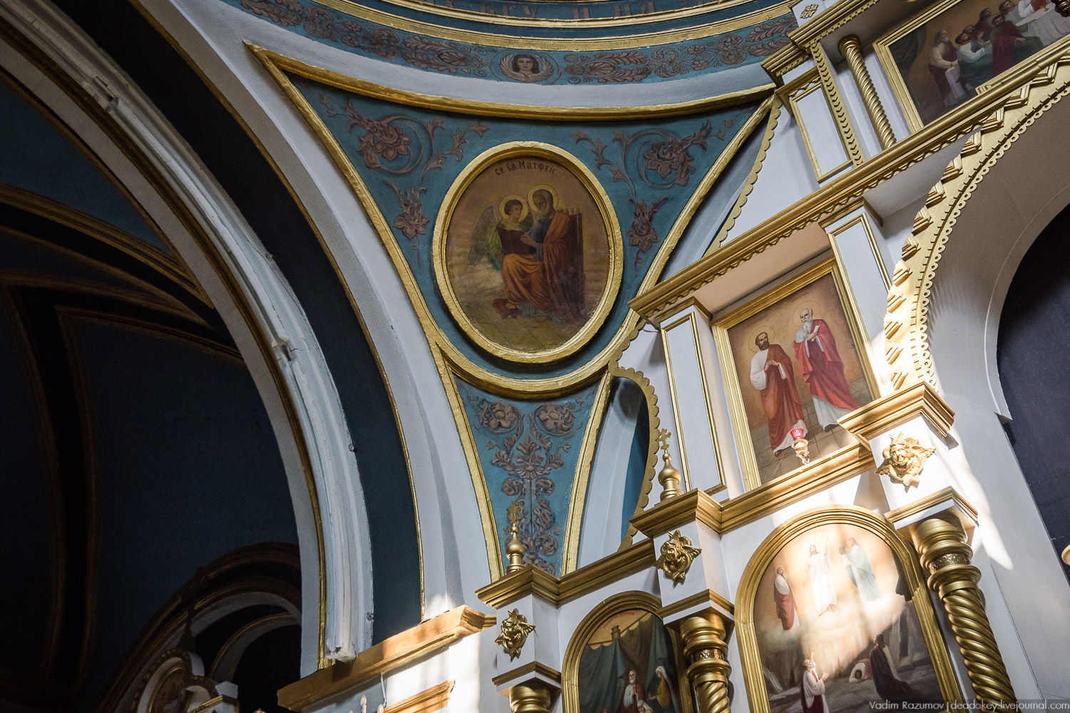 Казанский храм в Богородицке, интерьеры