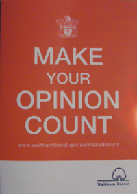 Make Your Opinion Count leaflet