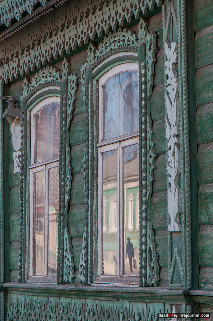 деревянные наличники Ельца, елецкий деревянный наличник