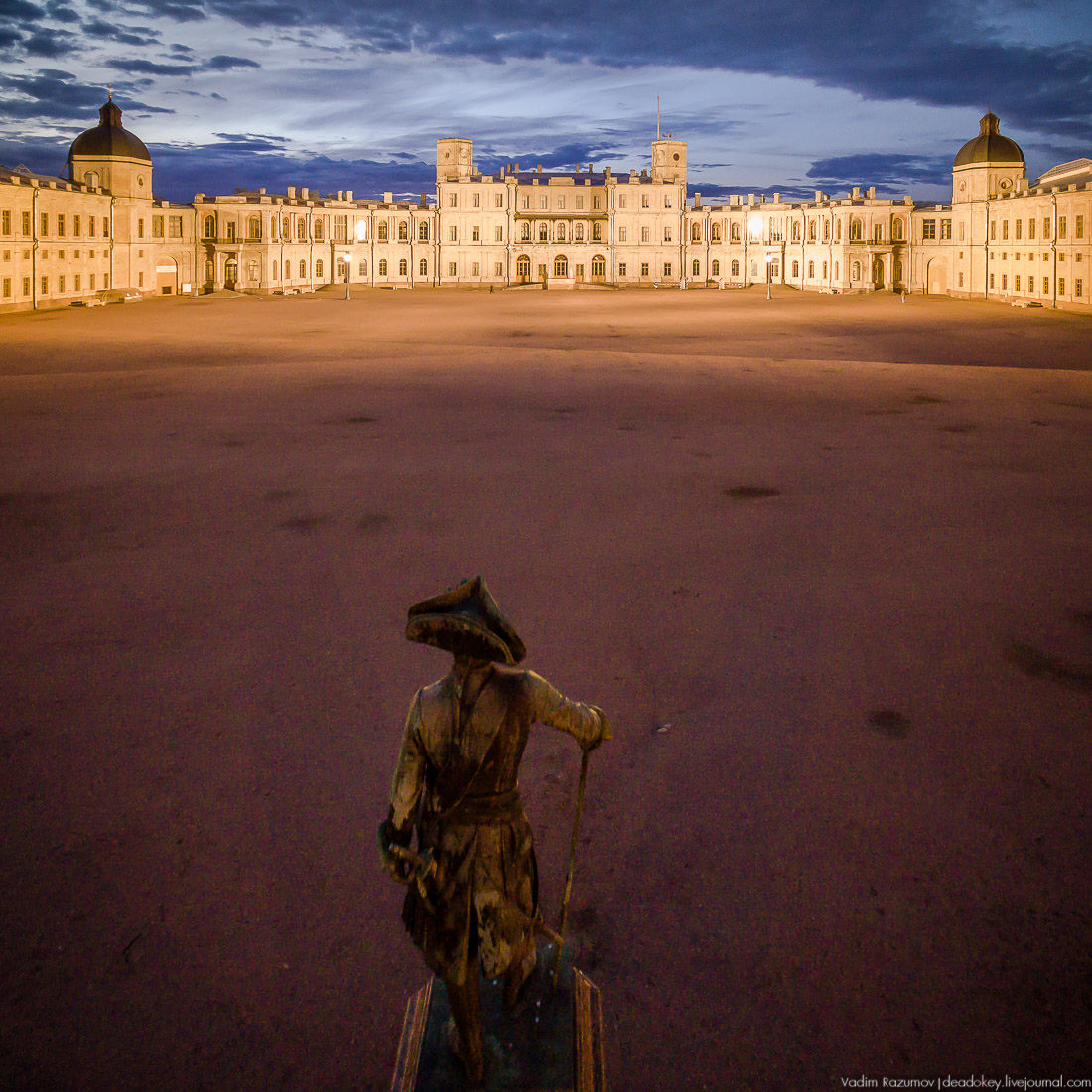 Гатчинский дворец, Гатчина, с дрона и квадрокоптера