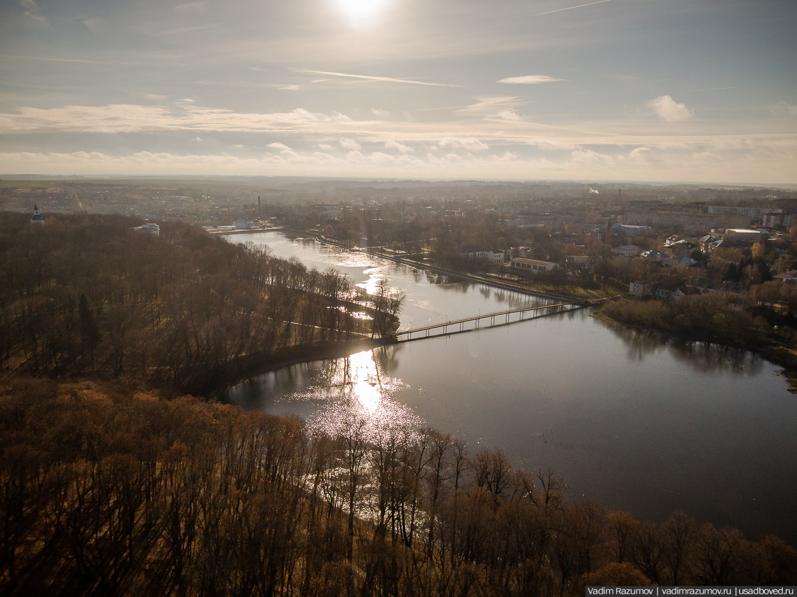 Богородицк, открытие плотины Дворцового пруда, Тульская область