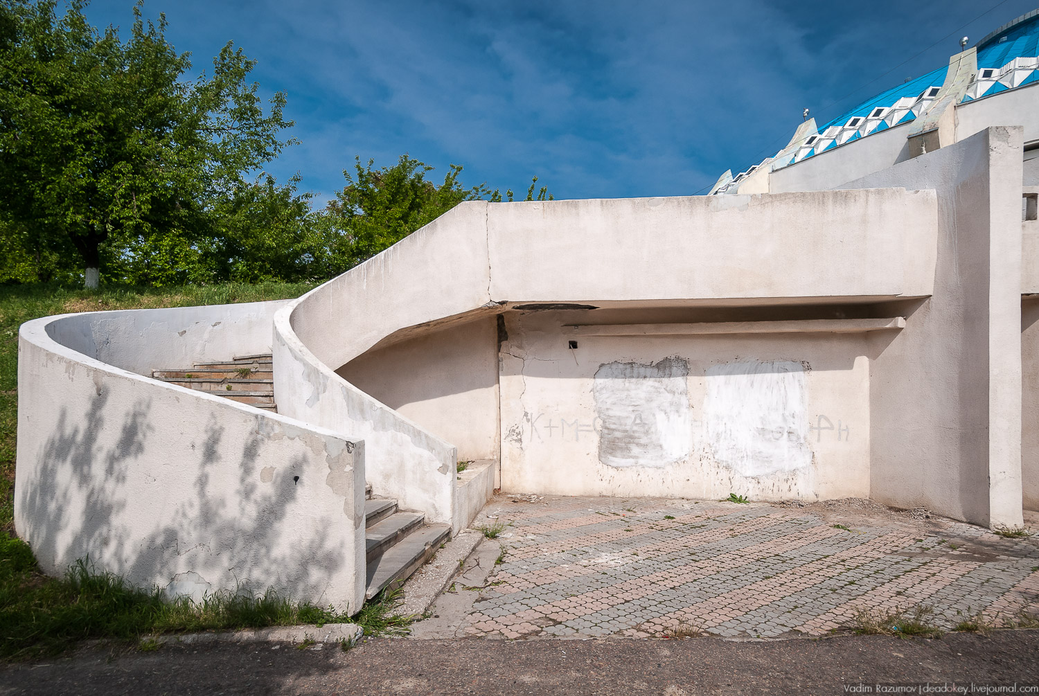Ташкентский цирк, город Ташкент, Узбекистан, 1976 год, советский модернизм, архитекторы Г.М. Александрович, Г.Масягин