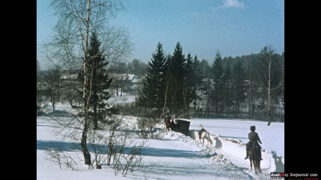усадьба УДИНО, ОЛЬГОВО и НИКОЛЬСКОЕ-ОБОЛЬЯНИНОВО в фильме Гусарская баллада, 1962 год