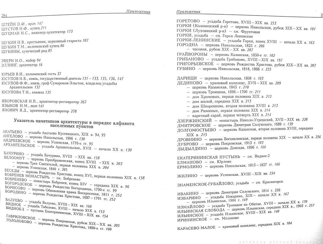 Памятники архитектуры Московской области. Выпуск 3