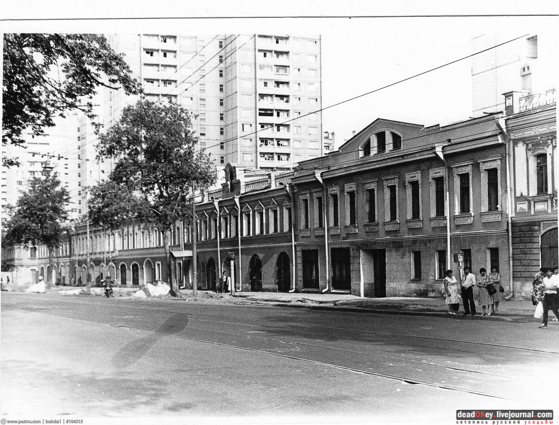 улица Школьная (1-я Рогожская улица), г. Москва, Рогожская слобода