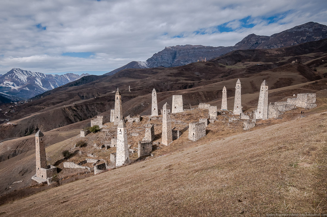 Башенный комплекс ЭРЗИ, Ингушетия, Джейрахское ущелье.