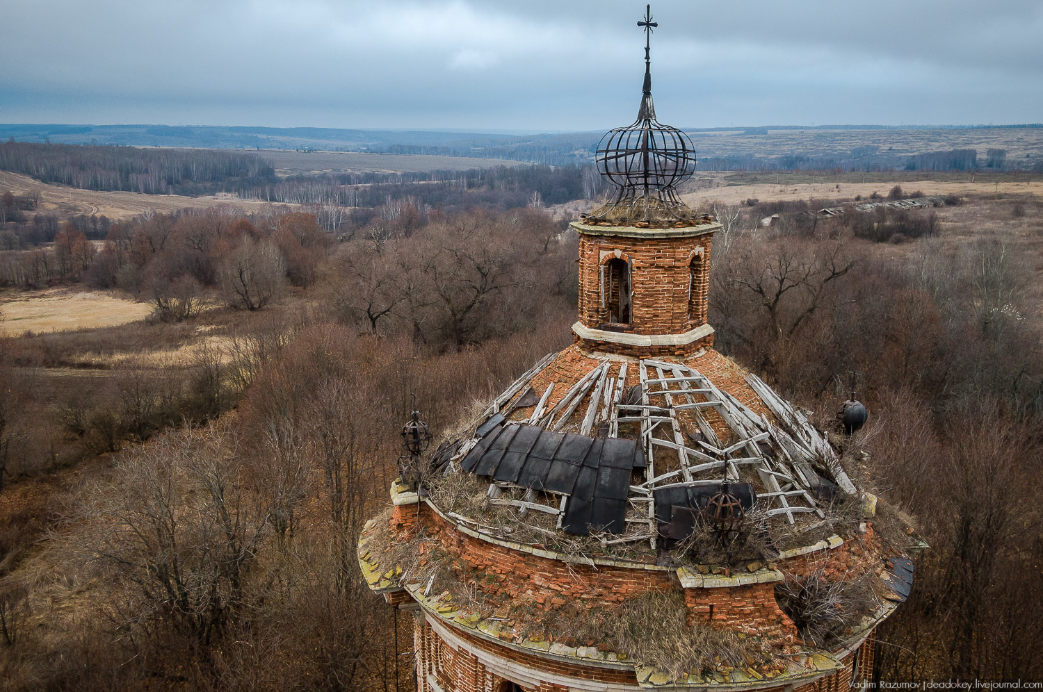 усадьба Горки, Заразы, Тульская область, церковь Михаила Архангела