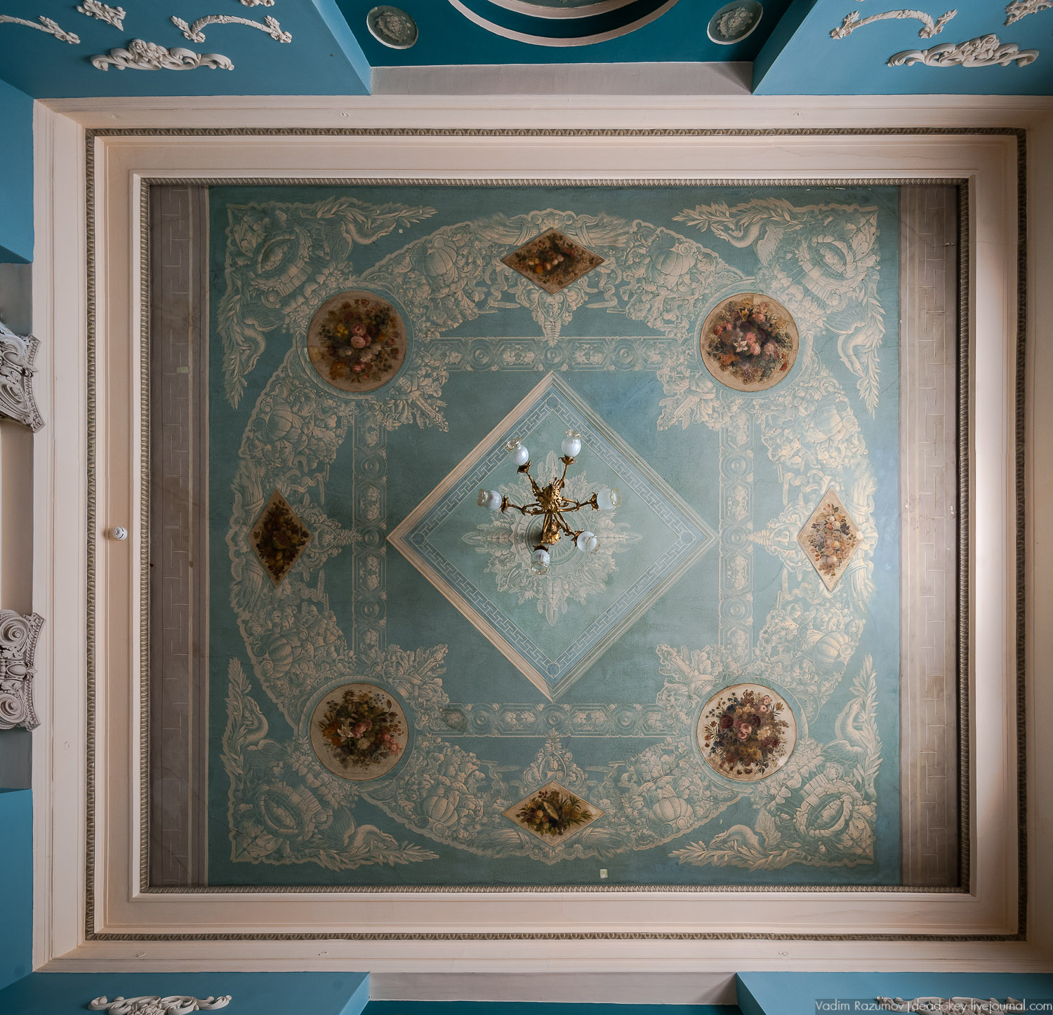 усадьба Братцево, Москва, интерьеры главного дома