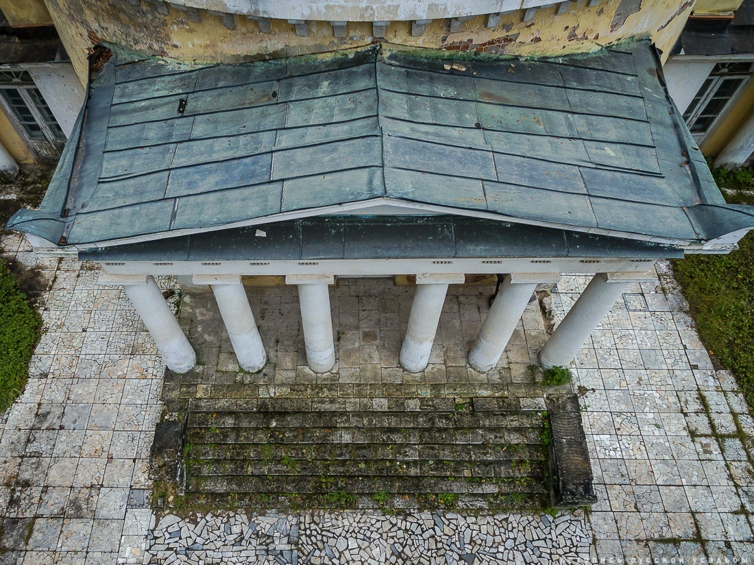 усадьба Суханово с квадрокоптера, помочь усадьбе