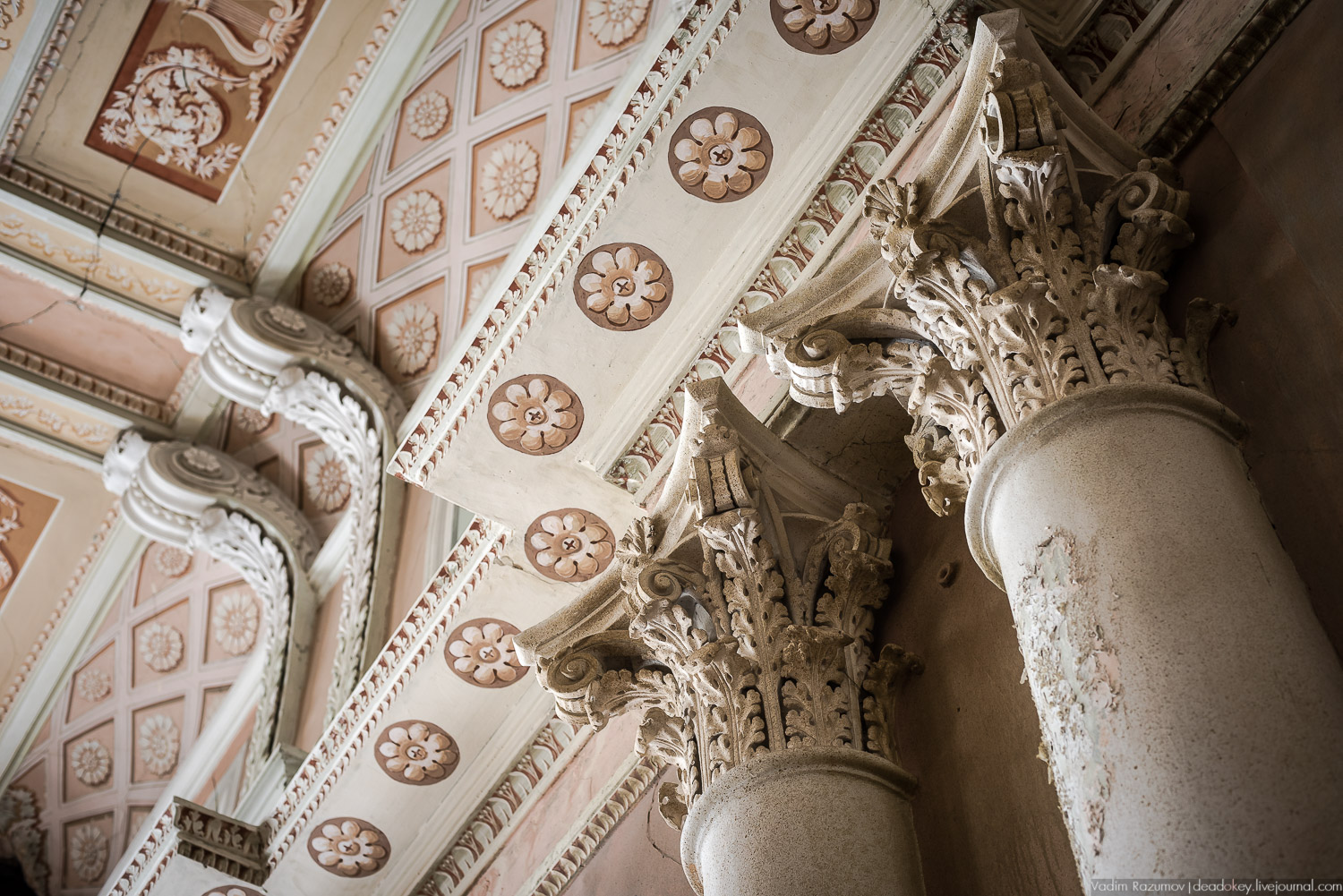 Усадьба Знаменское-Садки, интерьеры главного дома, Москва