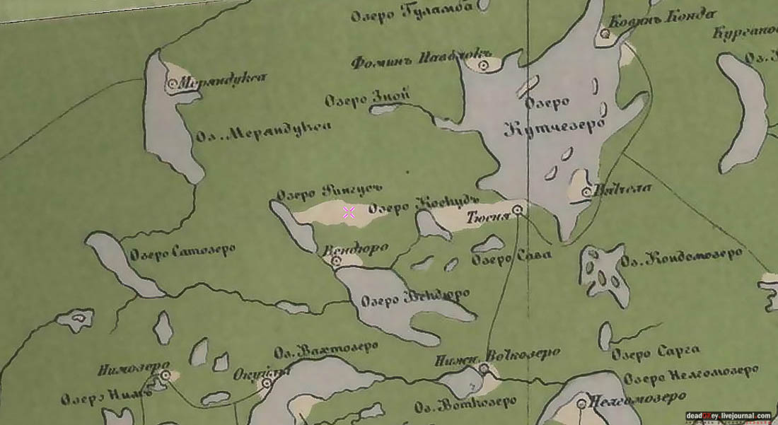 заброшенная деревня Сяпчозеро, Карелия, Кондопожский район