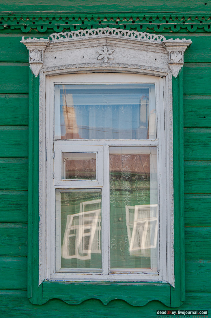 деревянные наличники Ельца, елецкий деревянный наличник