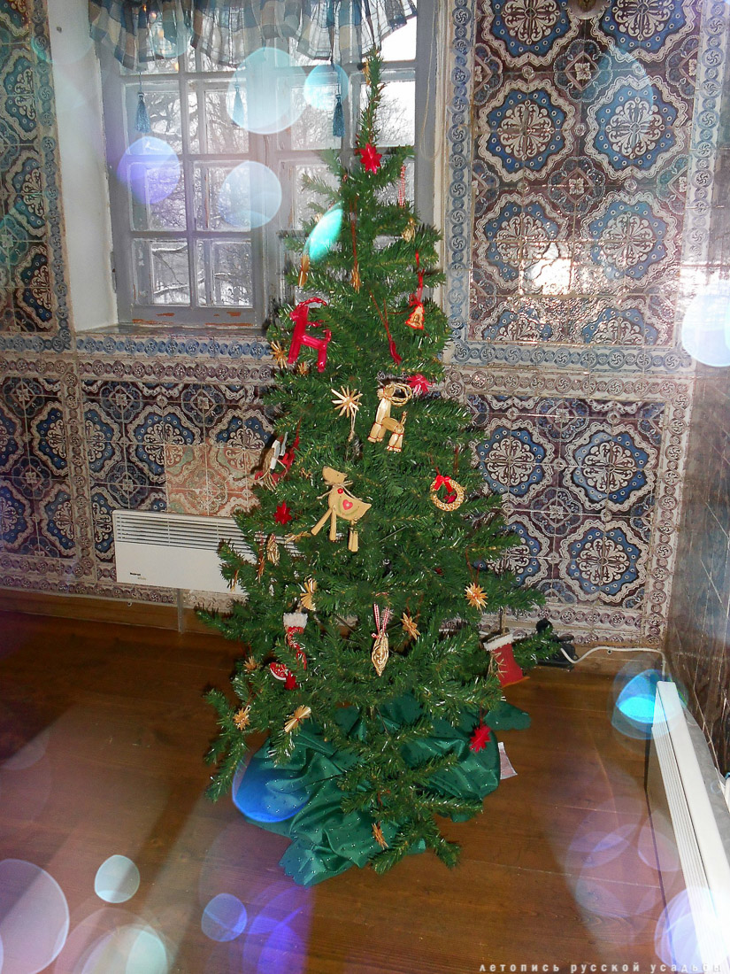 С Новым 2017 годом! Летопись Русской Усадьбы. Поздравление от усадеб. Усадебнаяелка2017