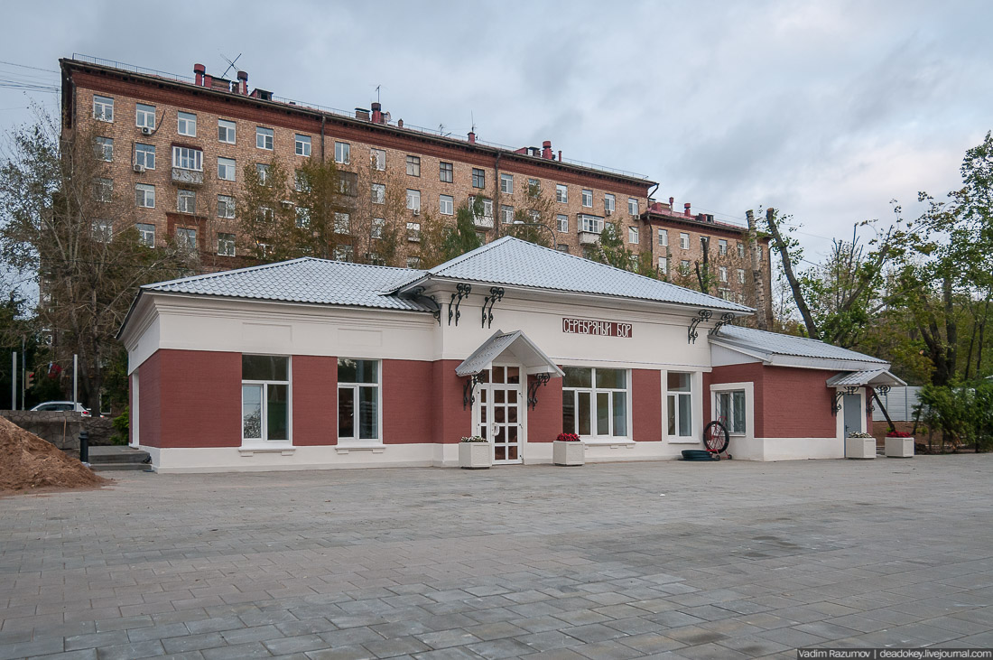 МКЖД. Станция Серебряный бор.