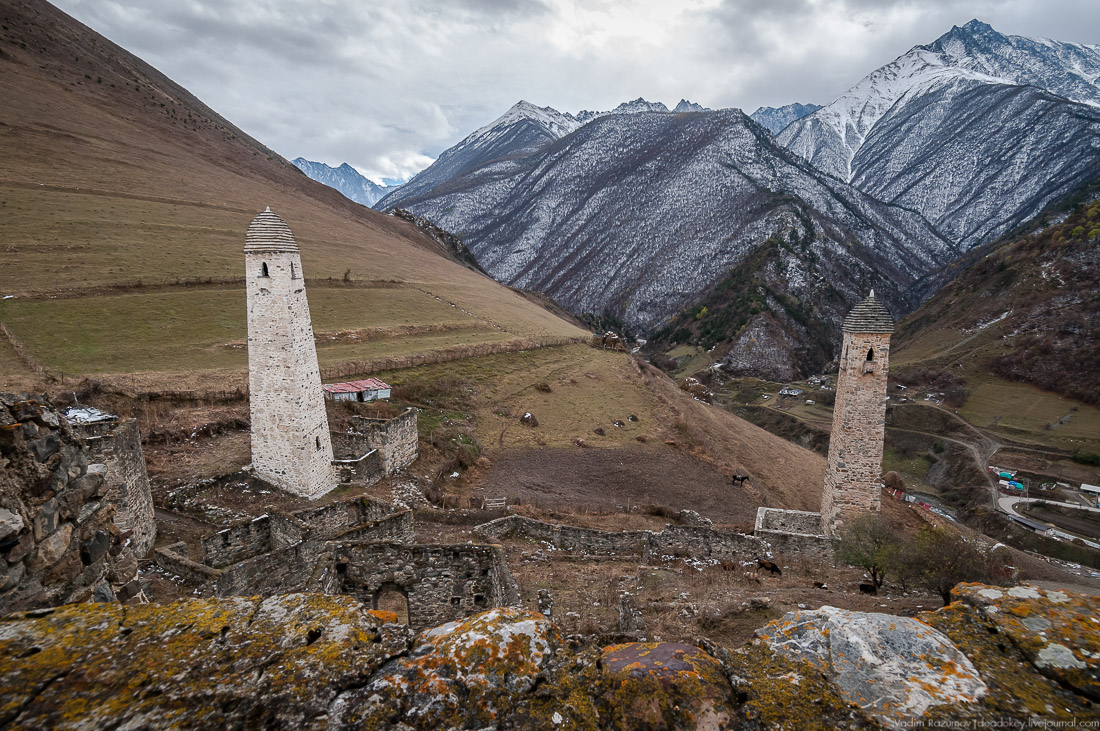 Башенный комплекс ЭРЗИ, Ингушетия, Джейрахское ущелье.