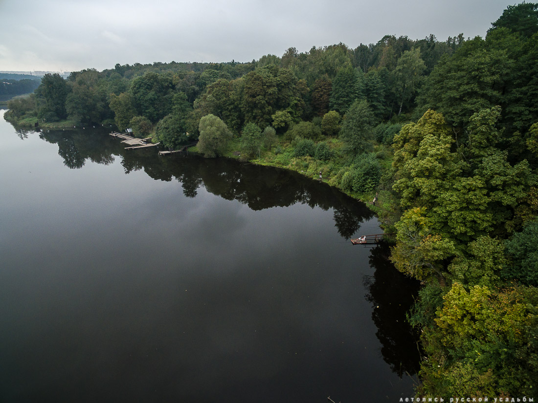 усадьба Суханово с квадрокоптера, помочь усадьбе