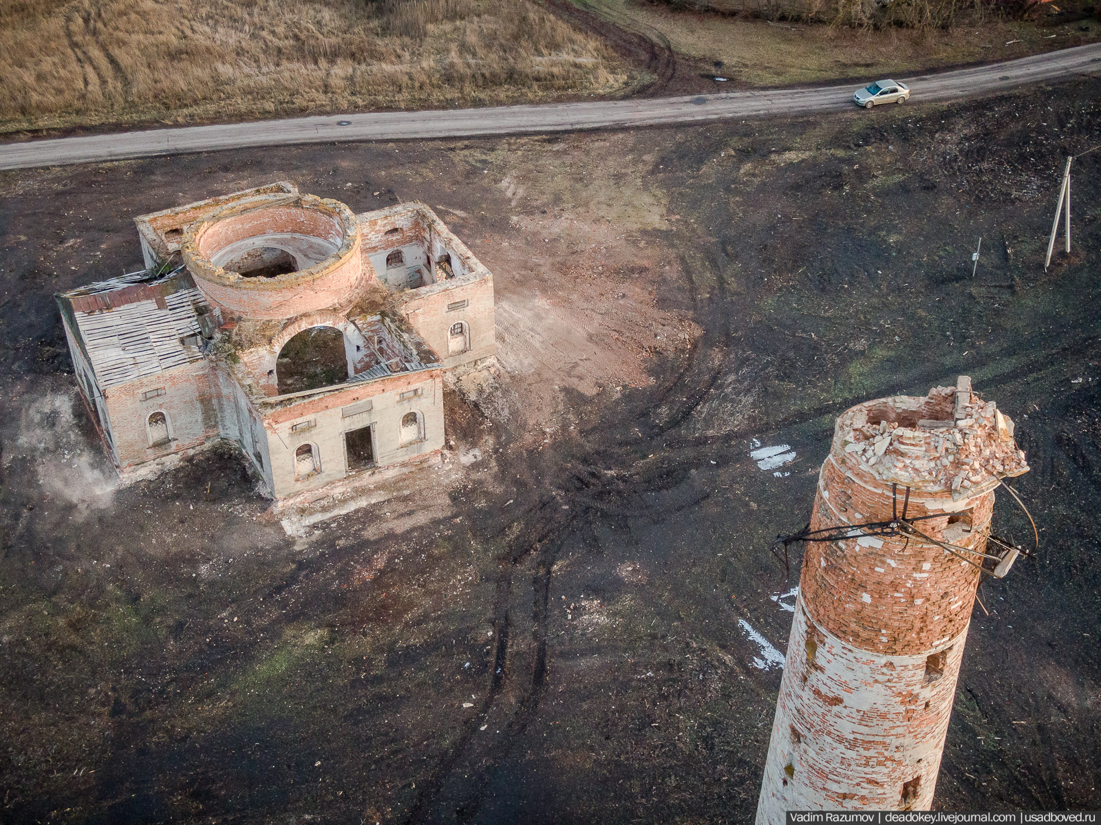 Усадьба Ивановка, колокольня-маяк, Липецкая область, Добринский район