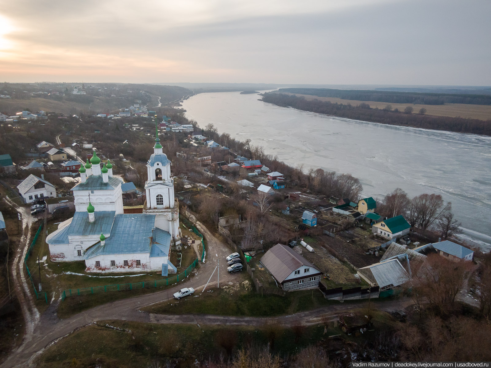 Касимов с дрона, Рязанская область