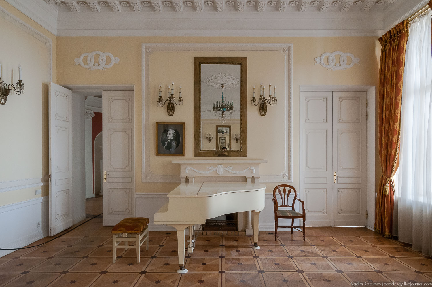 усадьба Введенское, интерьеры главного дома, Фото Вадим Разумов, Летопись Русской усадьбы
