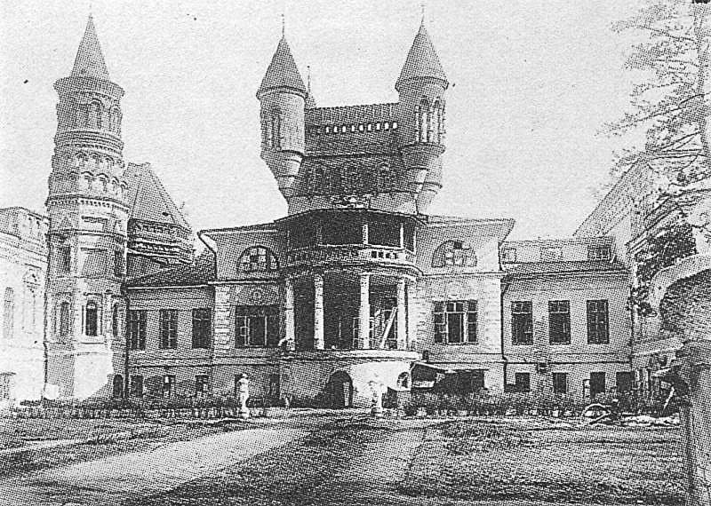 Усадьба Покровское-Стрешнево, интерьеры главного дома, пожар в оранжерее