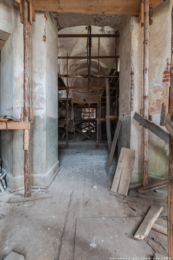 Интерьеры Борисоглебского собора в Торжке, Тверская область, арх. Н.А. Львов, Екатерина II, Борисоглебский монастырь