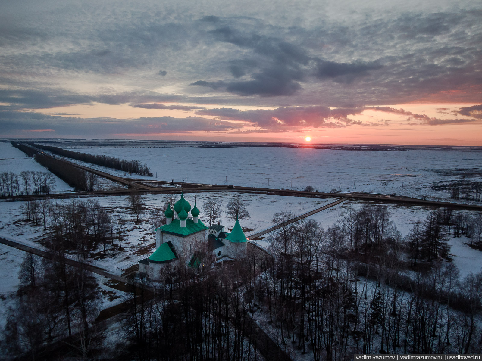 Куликово Поле, Красный холм, церковь Сергия Радонежского, архитектор Щусев