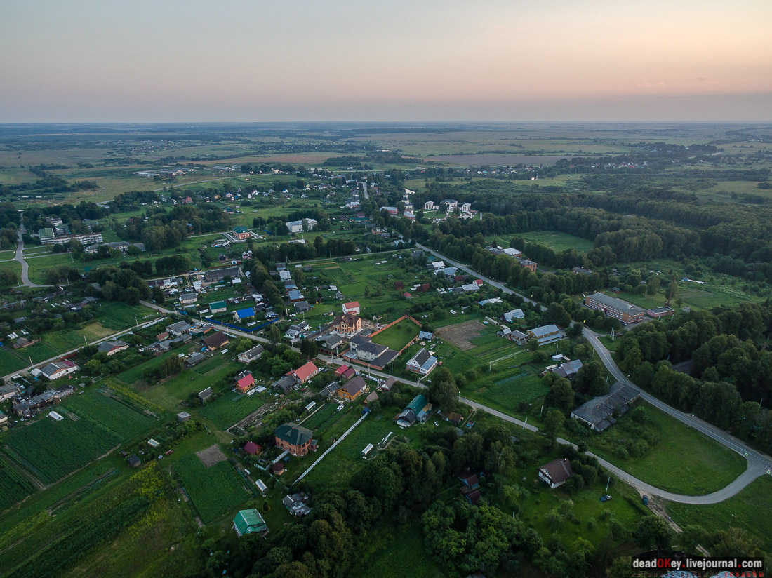 усадьба Ярополец Чернышевых с квадрокоптера