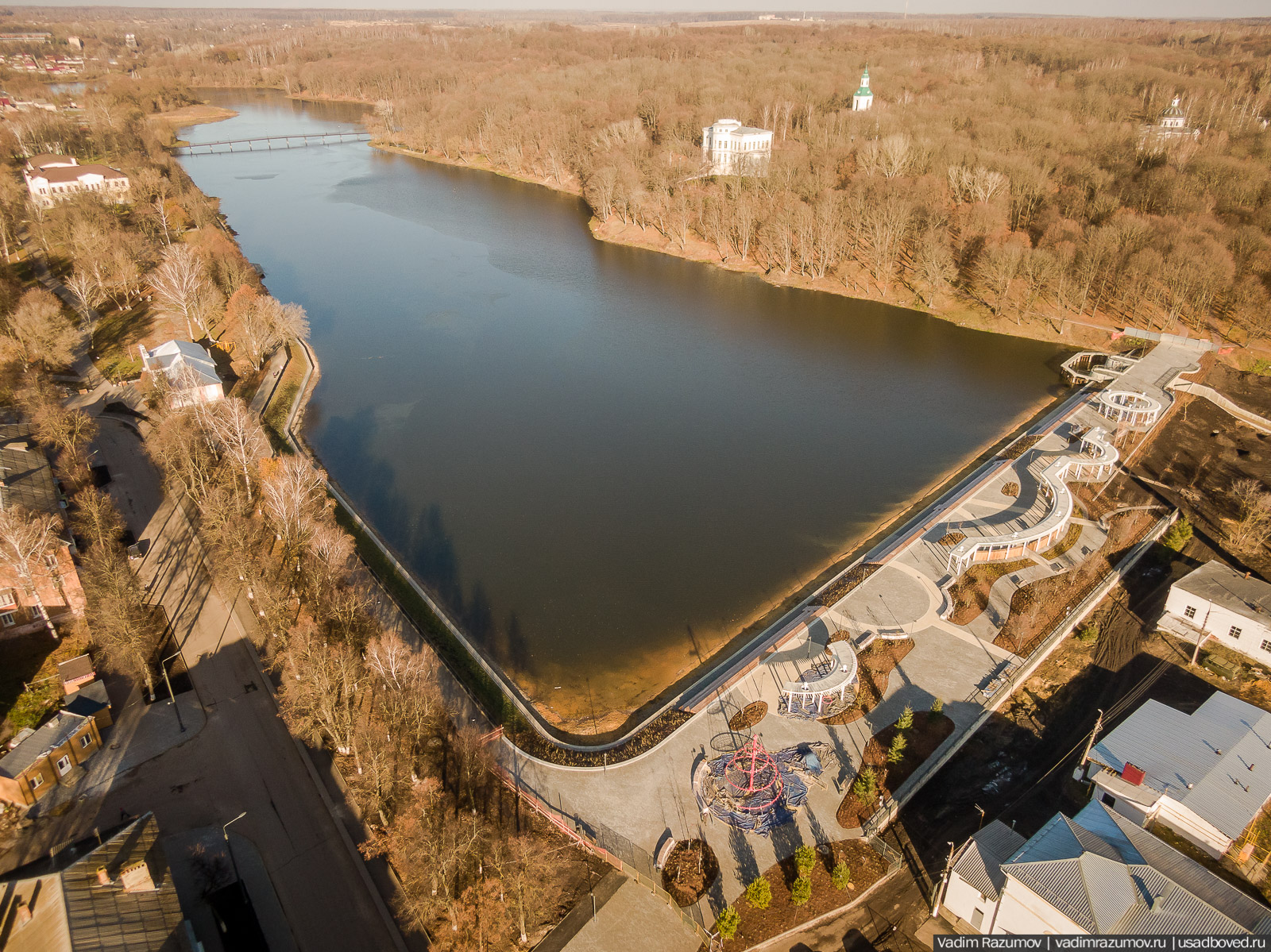 Богородицк, открытие плотины, приезд губернатора, Тульская область, дворец, пруды