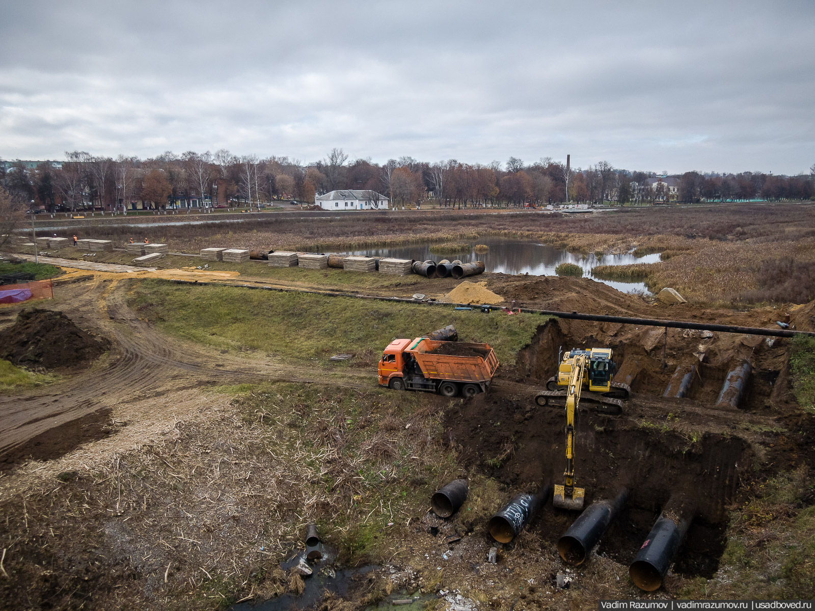 Богородицк, открытие плотины, приезд губернатора, Тульская область, дворец, пруды