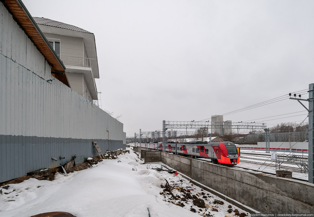МКЖД. МЦК. Станции Братцево и Военное поле