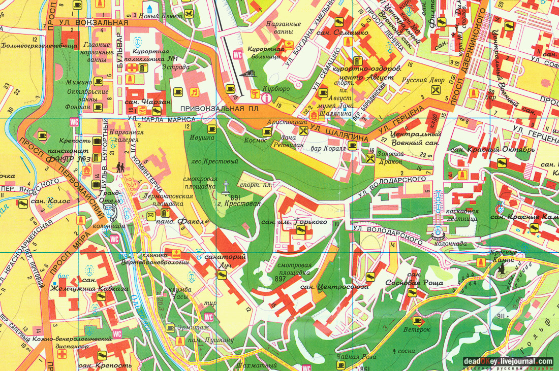 Октябрьские Ванны, г. Кисловодск