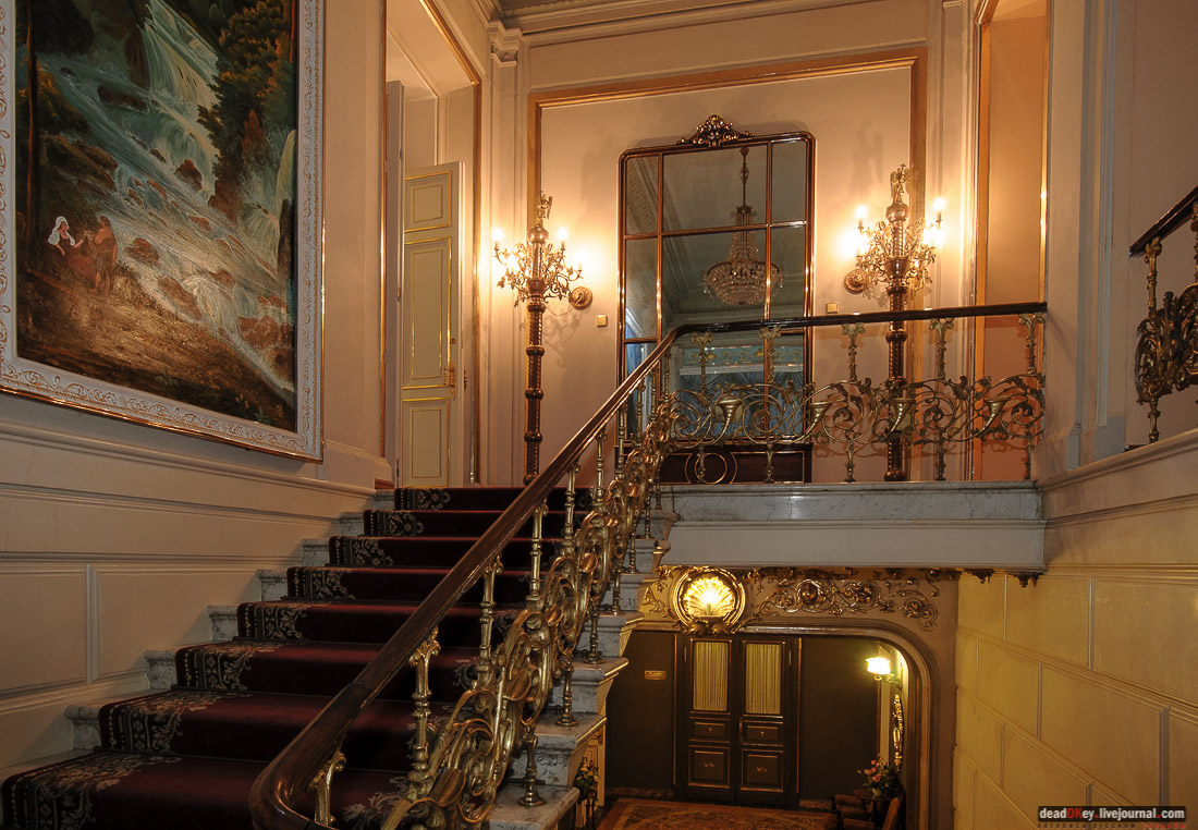 усадьба Коншиных, ул. Пречистенка д.16/2. Дом ученых. Интерьеры усадьбы.