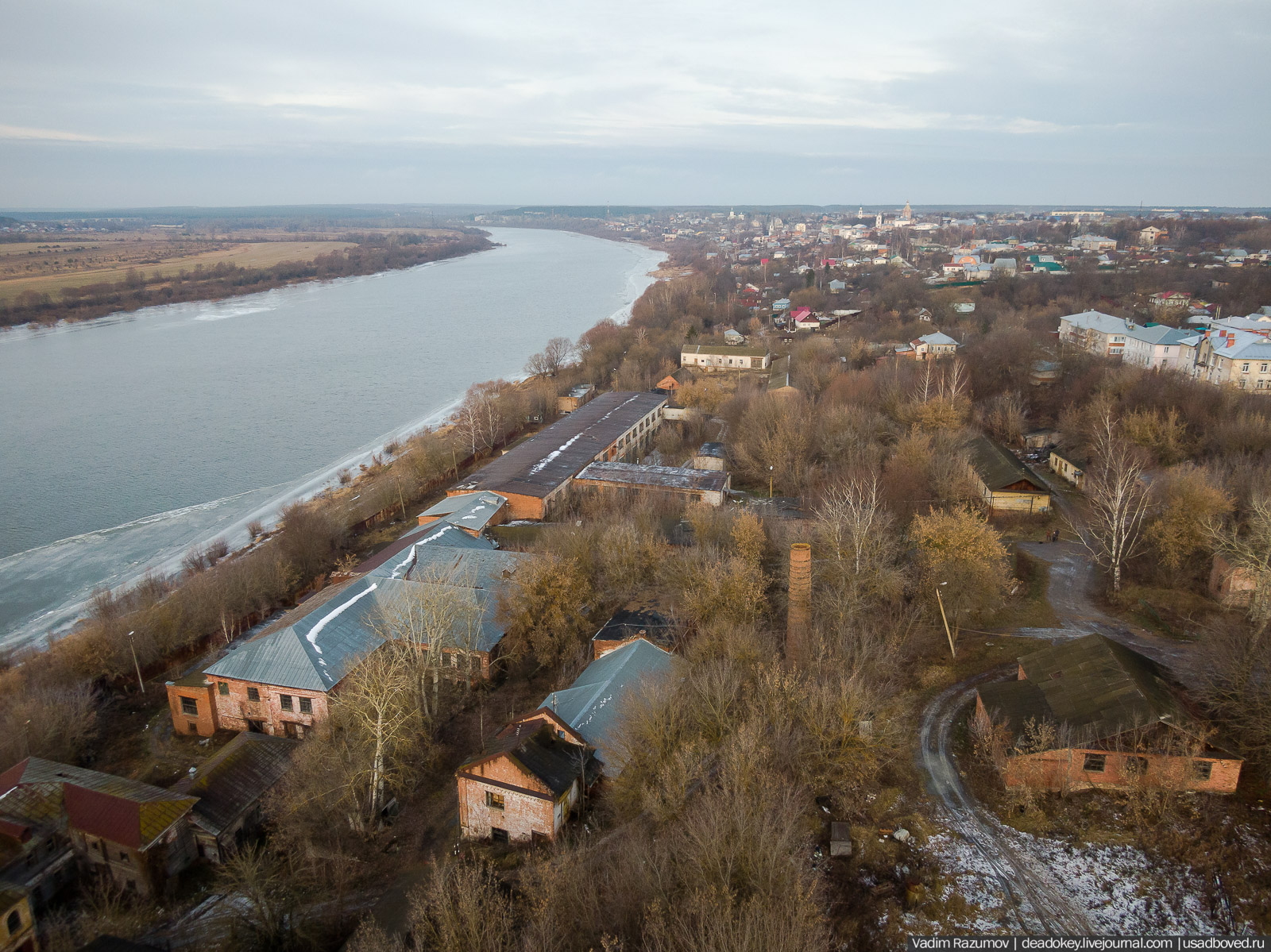 Касимов с дрона, Рязанская область