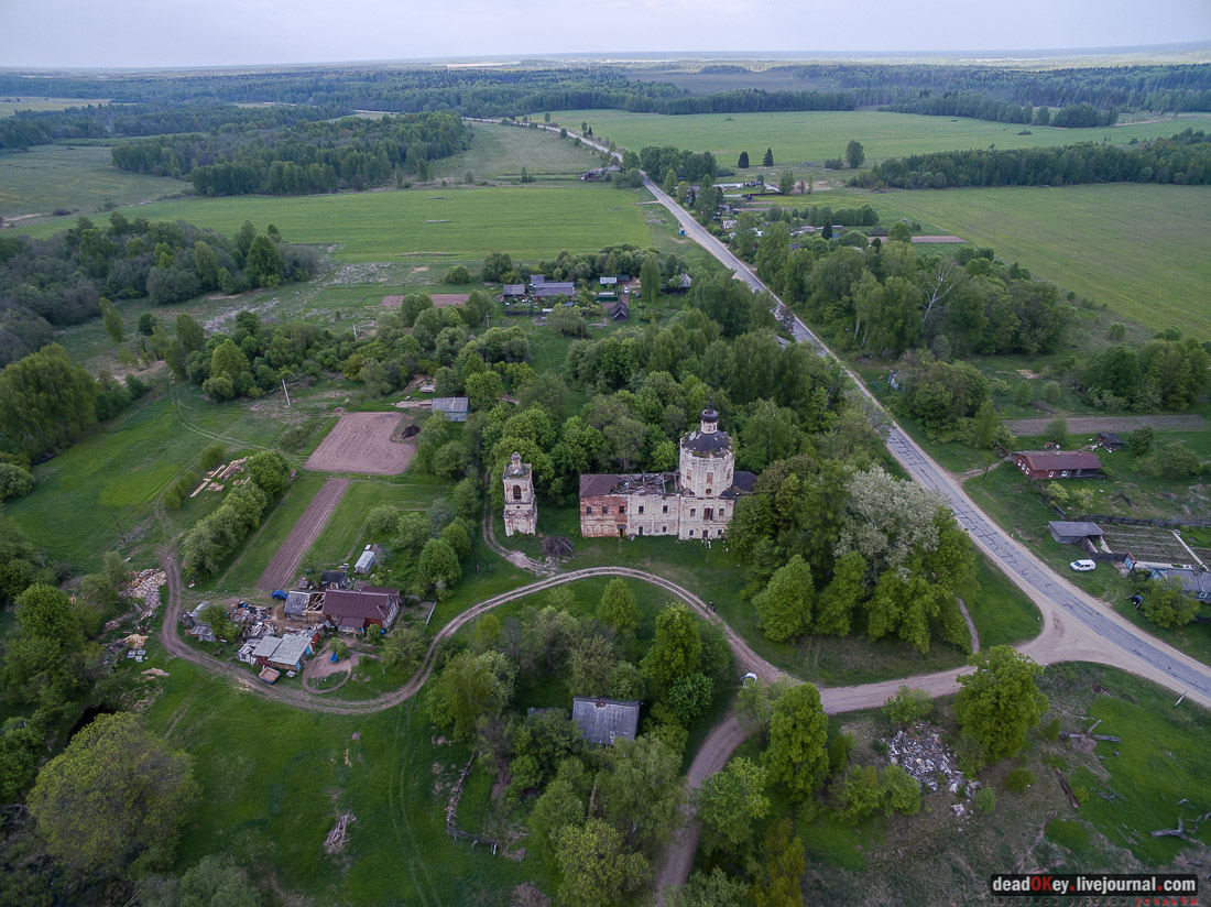 усадьба Млевичи с квадрокоптера