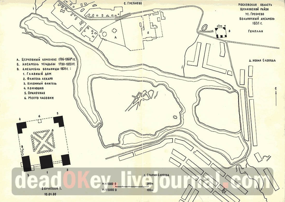 Пейзажный парк в усадьбе Гребнево