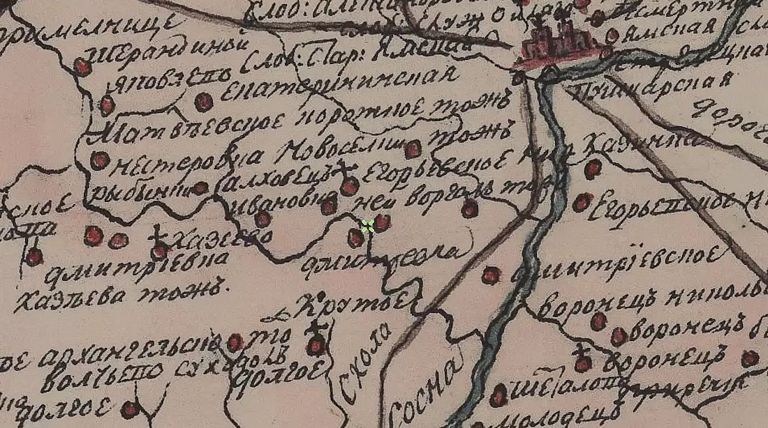 Воргольские скалы, усадьба Талдыкиных