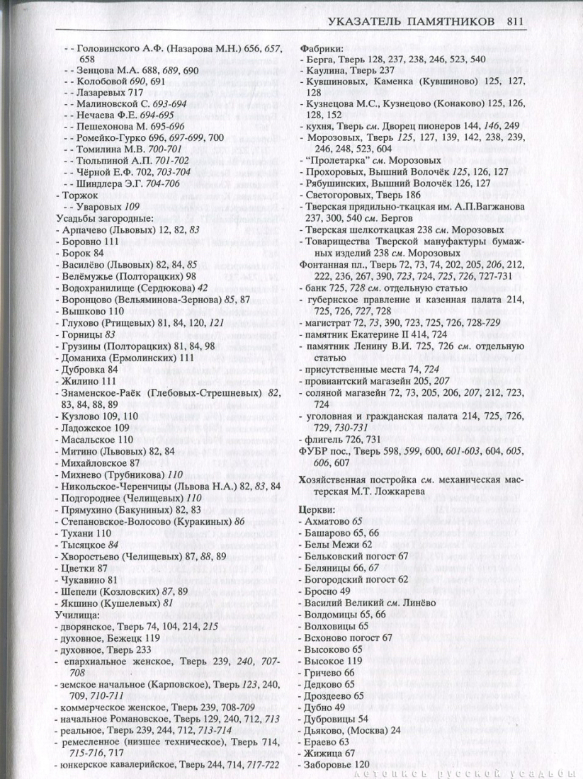 Свод памятников архитектуры и монументального искусства России: Тверская область, часть 1