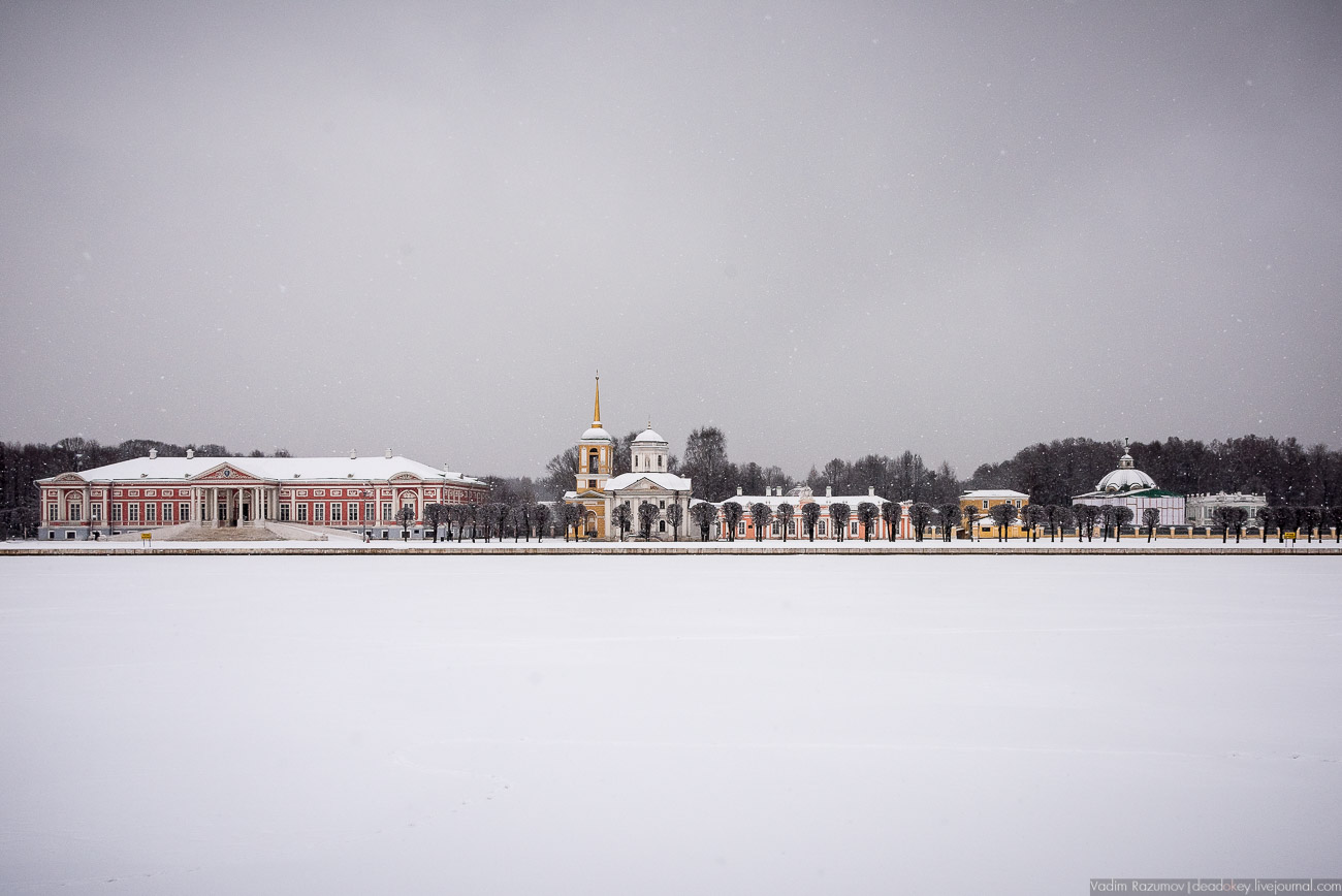 Усадьба Кусково зимой, 2018 год